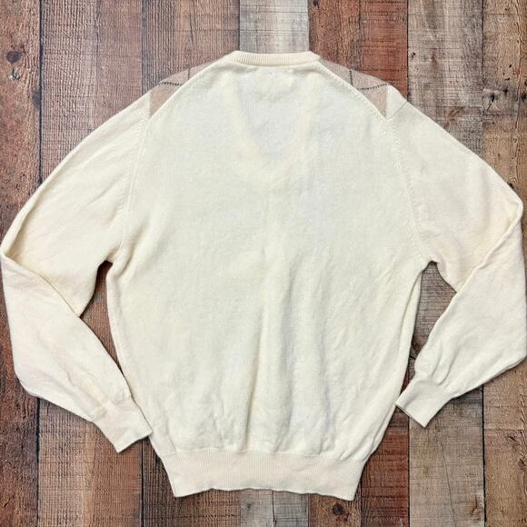 Pringle of Scotland 100% Lambswool Argyle Sweater Made in Scotland Size 40 - Picture 4 of 7